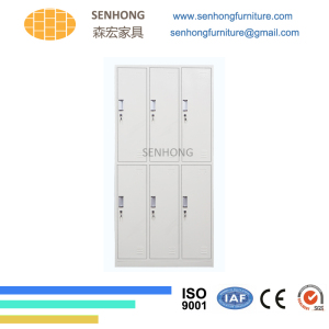 Worker Use Good Quality 6 Door Steel Locker